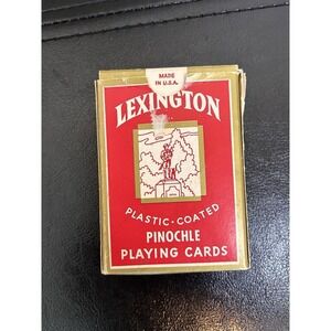 Lexington Pinochle Playing Cards Made in USA - GOOD CONDITION
